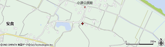 茨城県かすみがうら市安食2136周辺の地図
