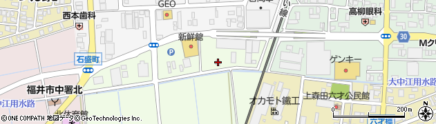 福井県福井市八重巻町110周辺の地図