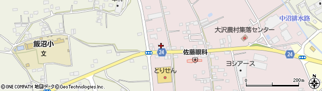 茨城県常総市大沢1942周辺の地図