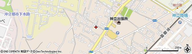 茨城県土浦市神立町677周辺の地図