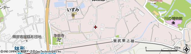 埼玉県寄居町（大里郡）保田原周辺の地図
