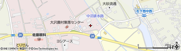 茨城県常総市大沢222周辺の地図