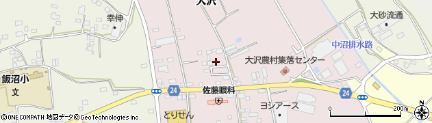 茨城県常総市大沢1950-27周辺の地図