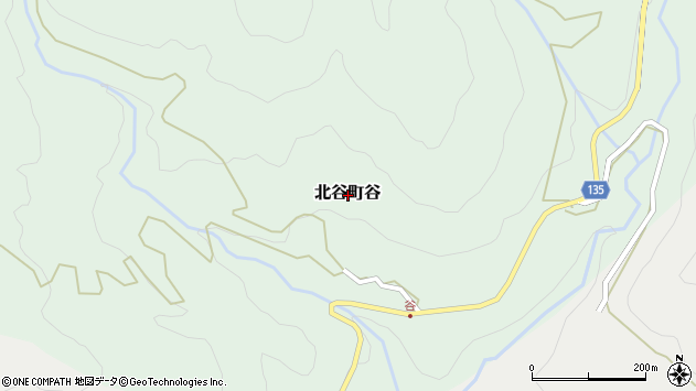 〒911-0006 福井県勝山市北谷町谷の地図