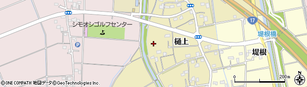 忍川周辺の地図