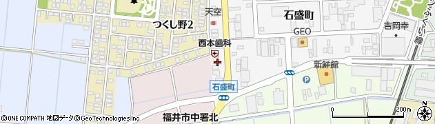 福井県福井市石盛町1017周辺の地図