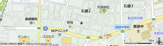 福井県福井市石盛2丁目1610周辺の地図