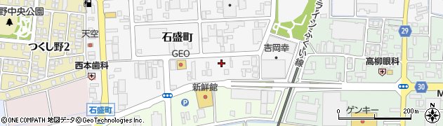 福井県福井市石盛町540周辺の地図