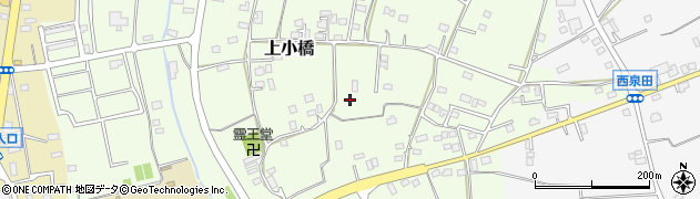 茨城県境町（猿島郡）上小橋周辺の地図