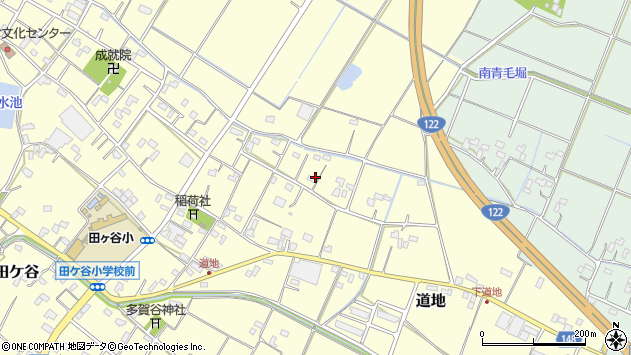 〒347-0121 埼玉県加須市道地の地図