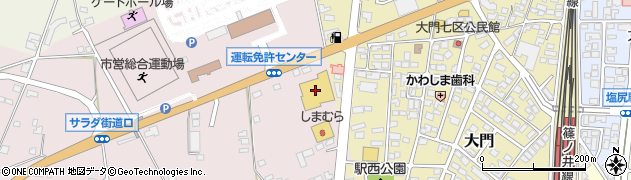 西友塩尻西店クリーニングコーナー周辺の地図