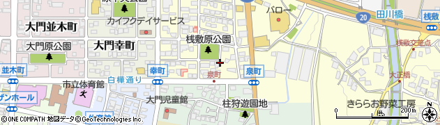 長野県塩尻市大門泉町2周辺の地図