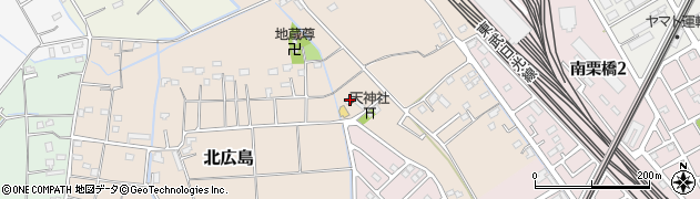 埼玉県久喜市北広島570周辺の地図