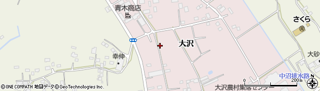 茨城県常総市大沢1945周辺の地図