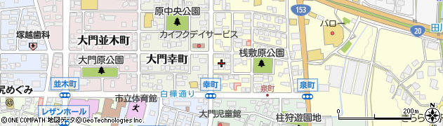 長野県塩尻市大門泉町6周辺の地図