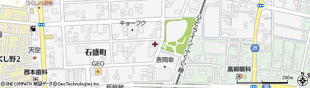 福井県福井市石盛町401周辺の地図