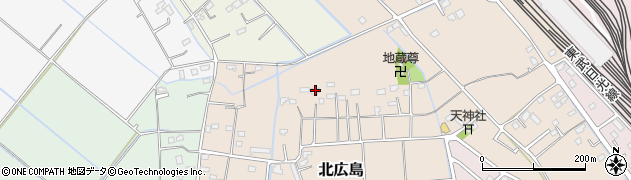 埼玉県久喜市北広島537周辺の地図