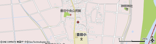 茨城県常総市豊田1963周辺の地図