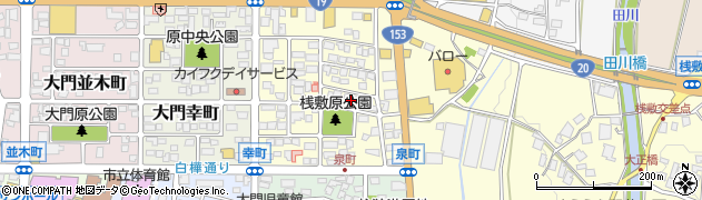 長野県塩尻市大門泉町9周辺の地図