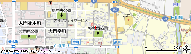 長野県塩尻市大門泉町周辺の地図