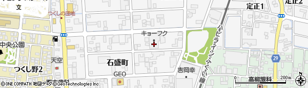 福井県福井市石盛町311周辺の地図