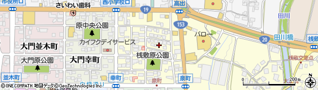長野県塩尻市大門泉町10周辺の地図