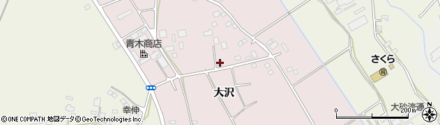 茨城県常総市大沢1971周辺の地図