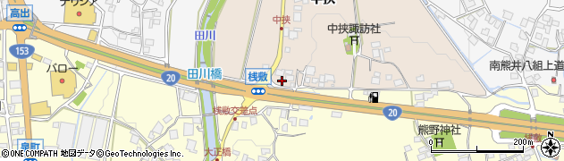 長野県塩尻市中挾11113周辺の地図