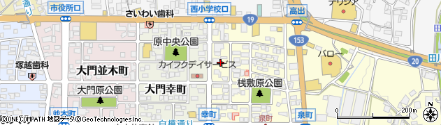 長野県塩尻市大門泉町7周辺の地図