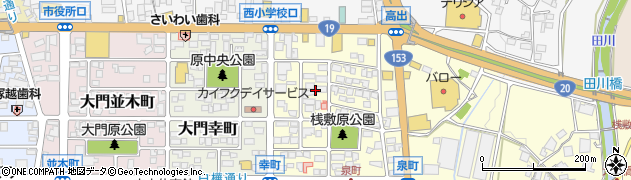 長野県塩尻市大門泉町8周辺の地図
