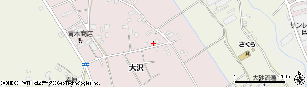 茨城県常総市大沢155周辺の地図