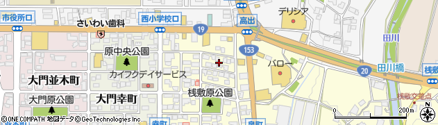 長野県塩尻市大門泉町11周辺の地図