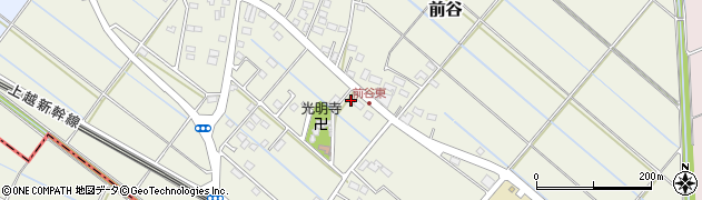 埼玉県行田市前谷517周辺の地図
