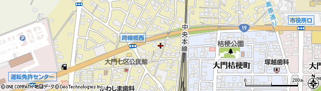 長野県塩尻市大門七区周辺の地図