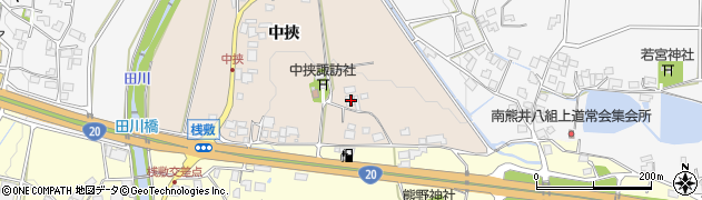 長野県塩尻市中挾11181周辺の地図