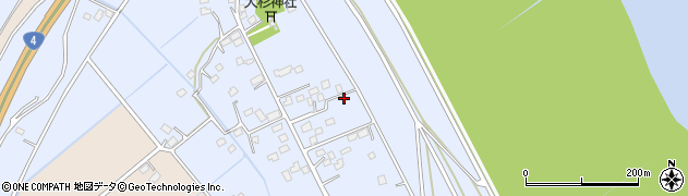 茨城県猿島郡五霞町大福田周辺の地図