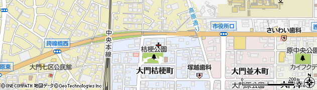 中澤ガラス店周辺の地図