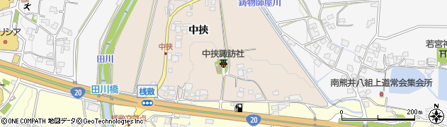長野県塩尻市中挾11197周辺の地図