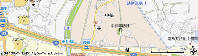 長野県塩尻市中挾11147周辺の地図
