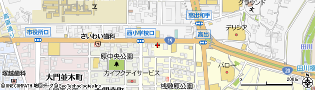 松屋 塩尻店周辺の地図