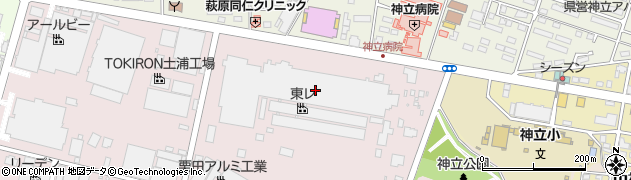 東レ株式会社　土浦工場周辺の地図