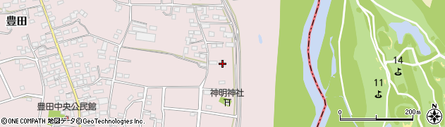 茨城県常総市豊田2214周辺の地図