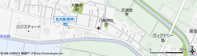 埼玉県加須市北大桑288周辺の地図