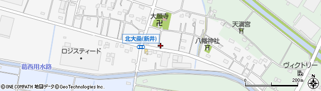 埼玉県加須市北大桑364周辺の地図