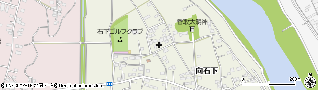 茨城県常総市向石下4周辺の地図