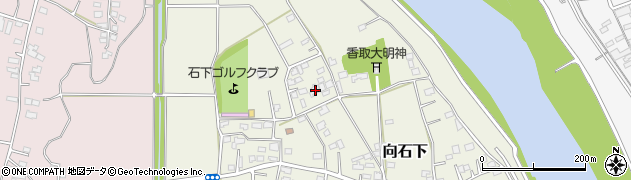 茨城県常総市向石下5周辺の地図
