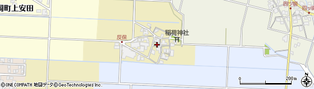 福井県坂井市丸岡町反保周辺の地図