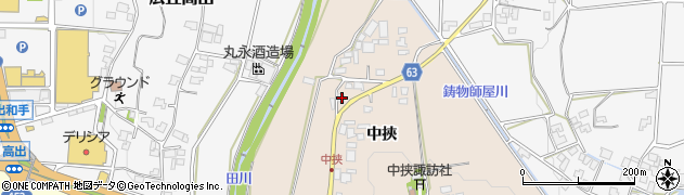 長野県塩尻市中挾11126周辺の地図