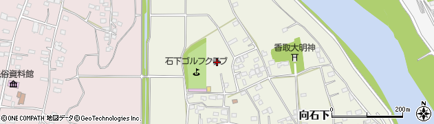 茨城県常総市向石下1周辺の地図