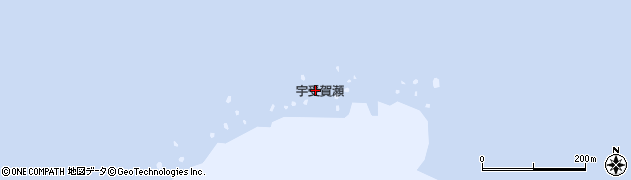 宇受賀瀬周辺の地図